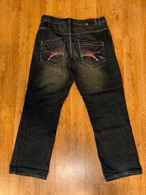 Y2K VTG ROCAWEAR Hip Hop Baggy Skate Jeans 38x33